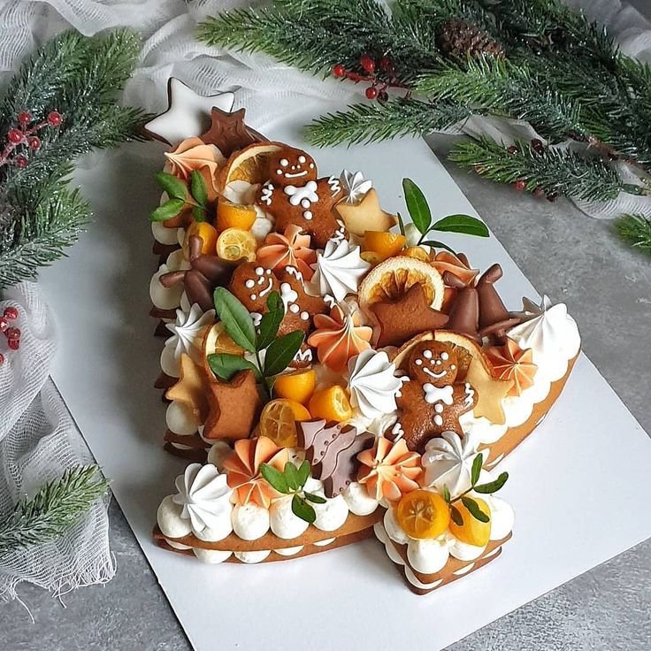 Торт елочка на новый год