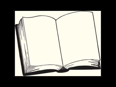 Рисунок раскрытой книги