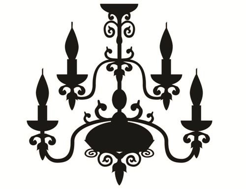 Люстра силуэт