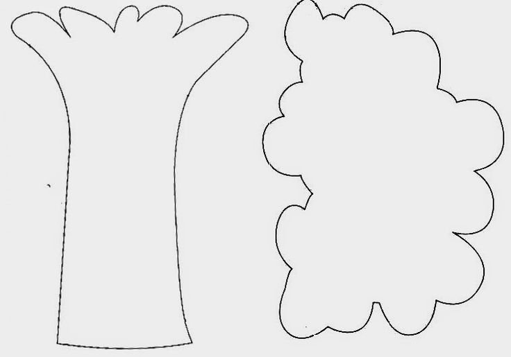 Дерево из фетра выкройка