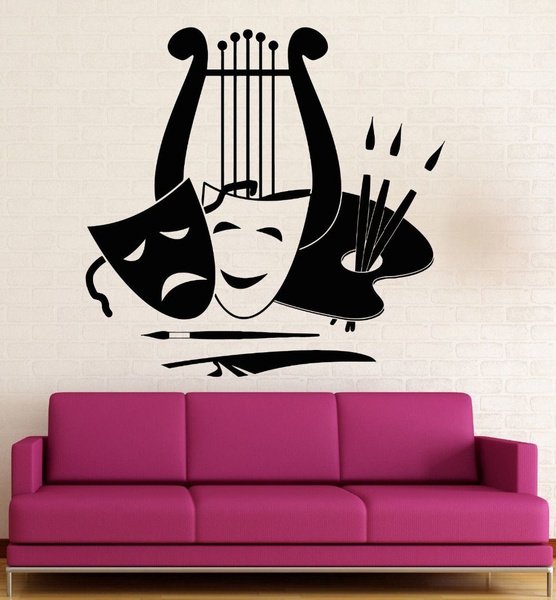 Виниловые наклейки в интерьере