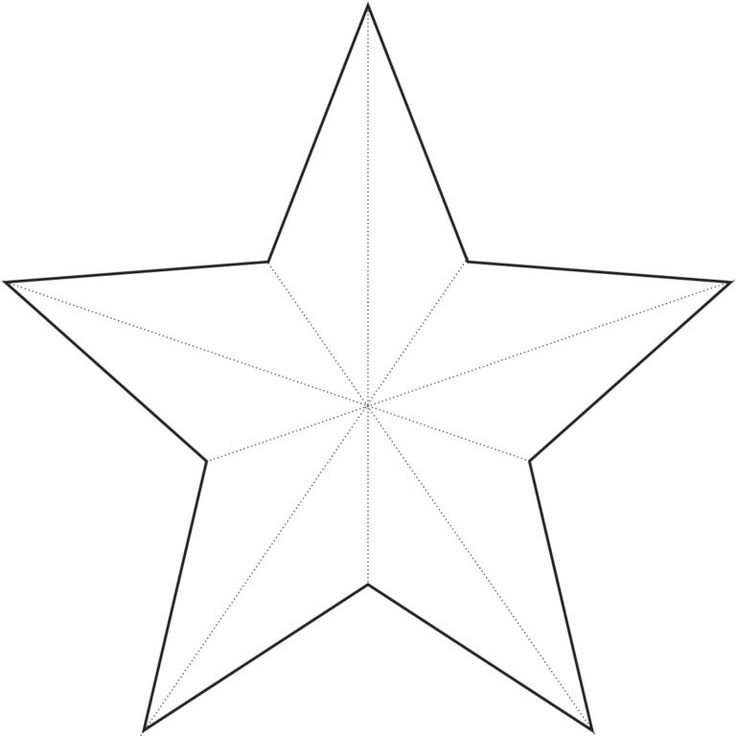 Трафарет звезды