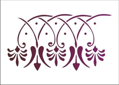 Орнамент трафарет