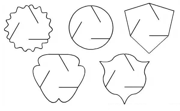 Объемный шар из бумаги схема