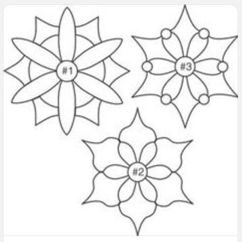 Снежинки витражными красками