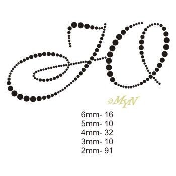 Буквы стразами трафарет