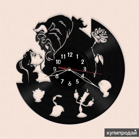 Часы из виниловых пластинок