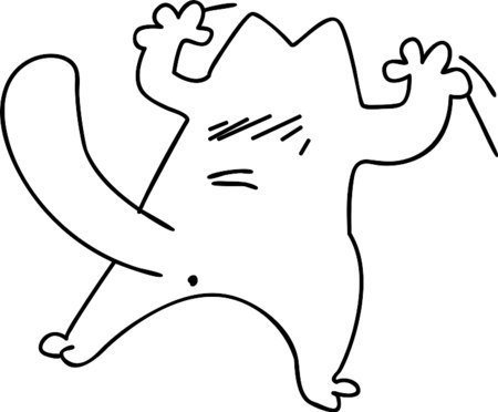 Трафареты котов для вырезания