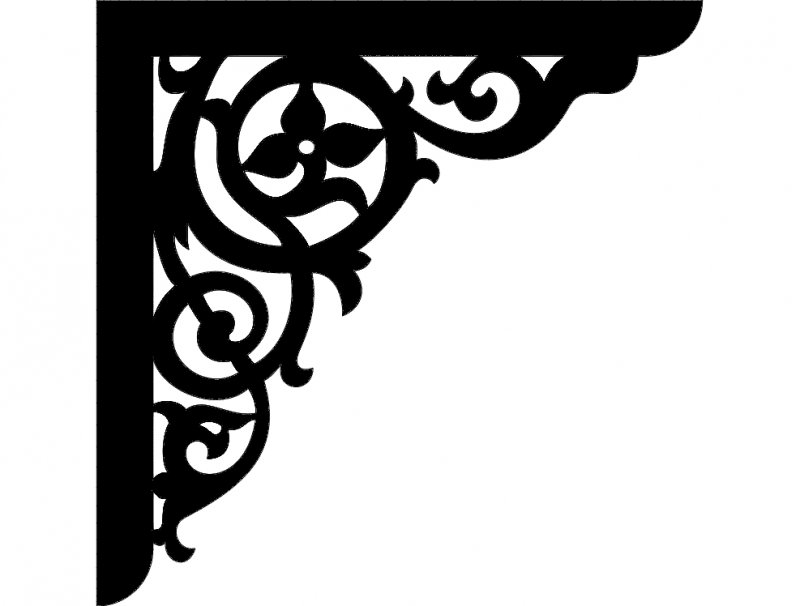 Узор уголок