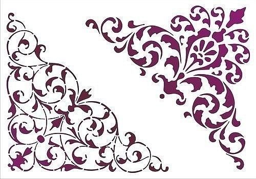 Трафарет узоры