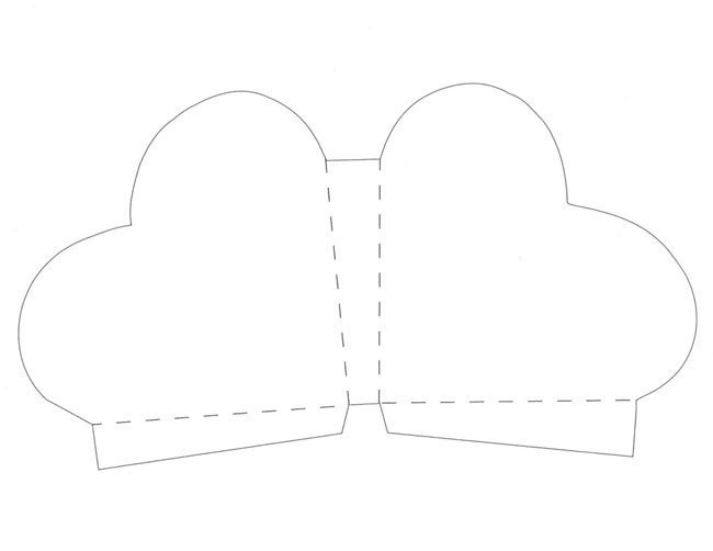 Коробочка для подарка шаблон