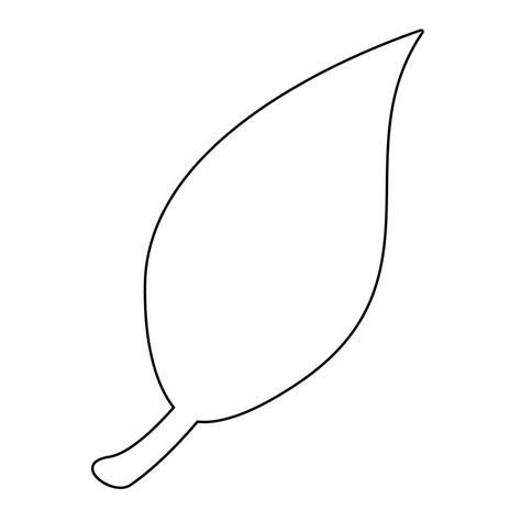 Листья трафарет для вырезания