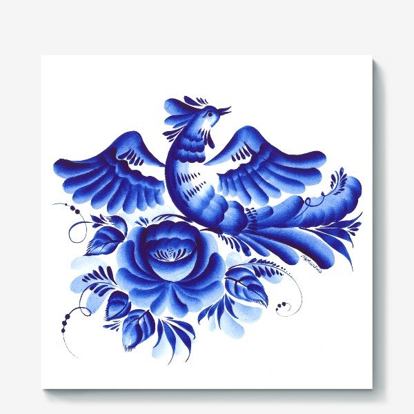 Гжельские мотивы