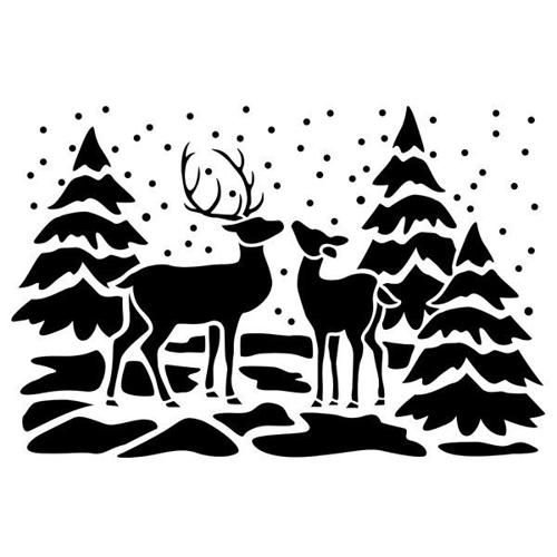 Трафареты для рисования на окнах