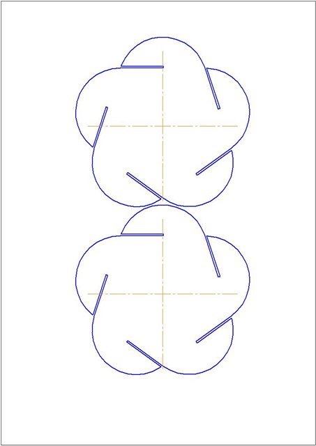Объемные шары трафарет