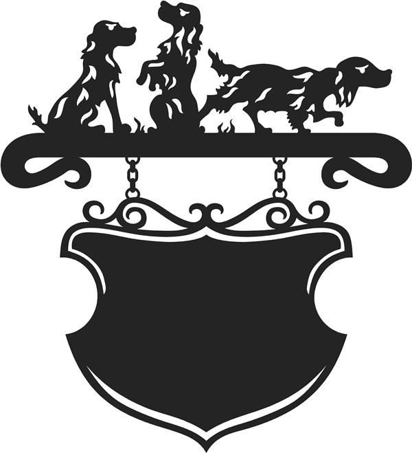 Табличка на дом DXF