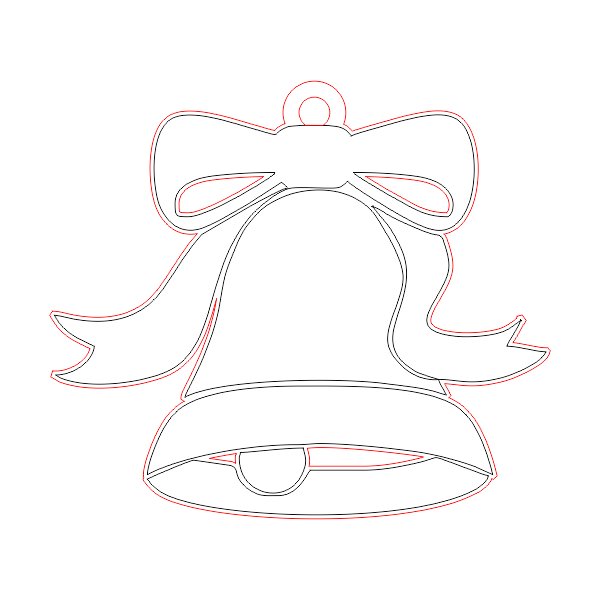 Трафарет "колокольчики"