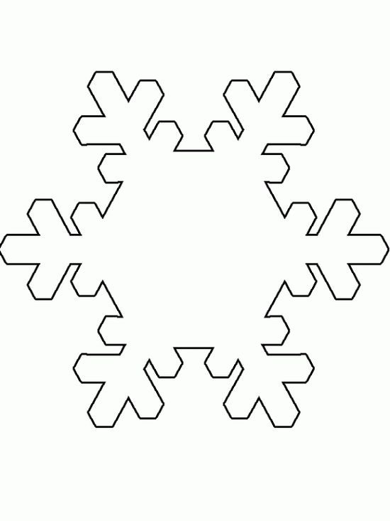 шестиугольная снежинка