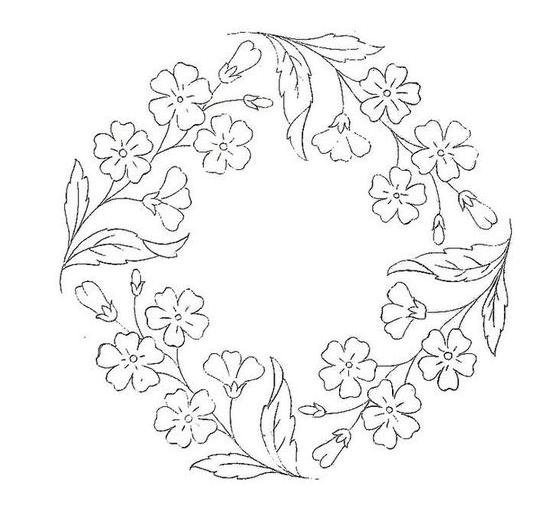 Трафарет платка для рисования