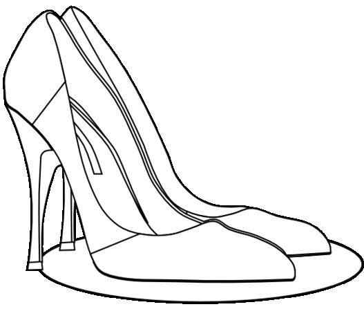 Туфли контур