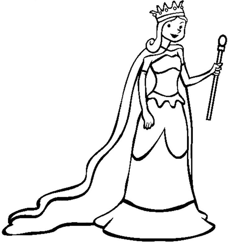Царица раскраска