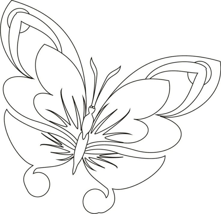 Цветочки рисунки для вырезания