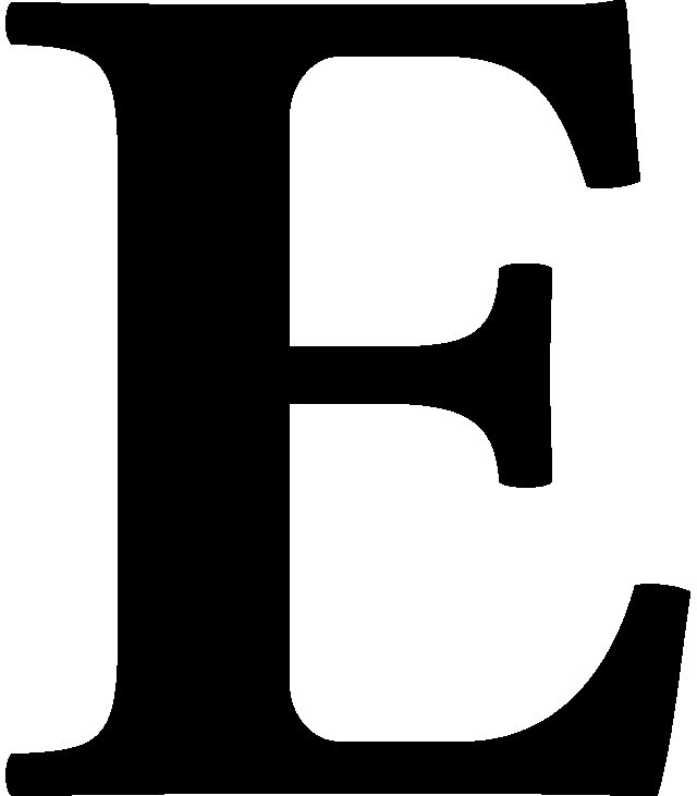 Буквы алфавита черные