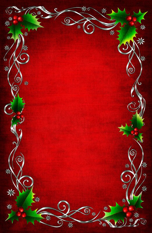 Новогоднее меню макет