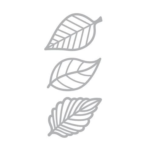 Трафареты листиков для цветов