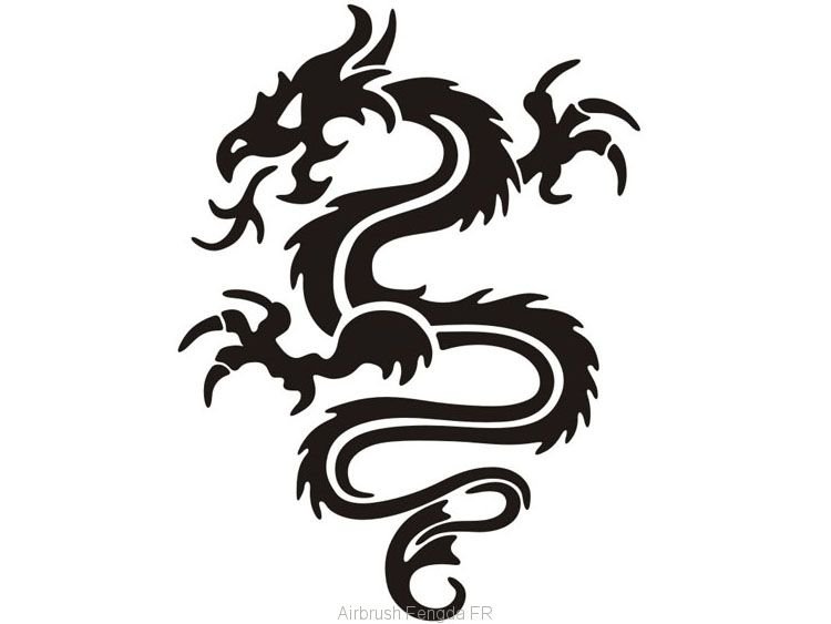 Тату дракон