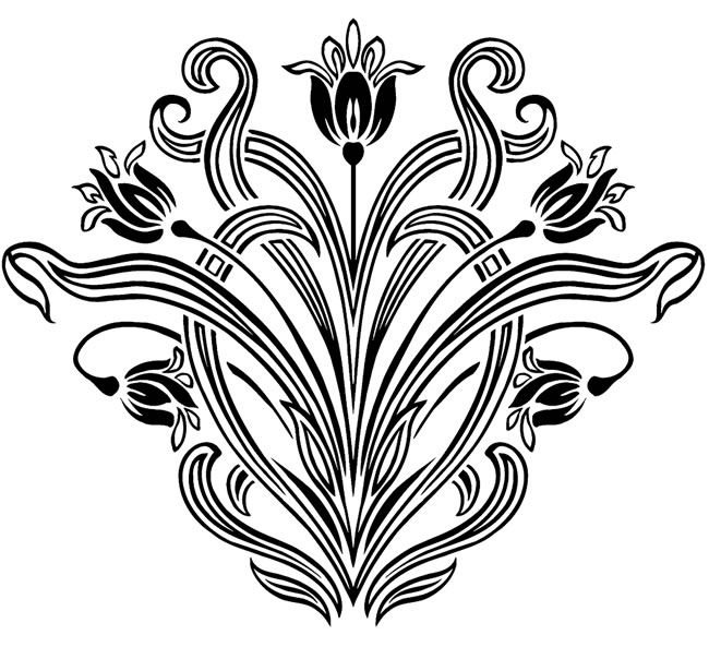 Орнамент арт нуво Модерн