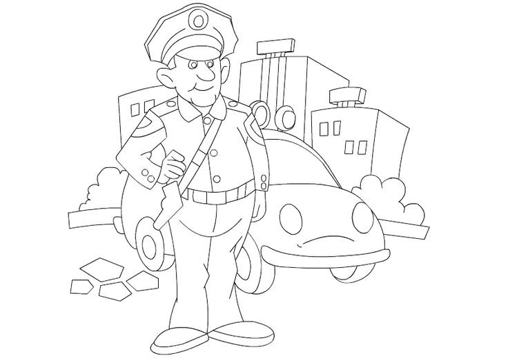 Раскраски по профессиям