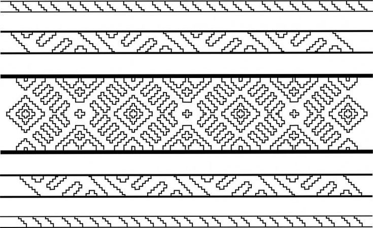 Узор в полосе