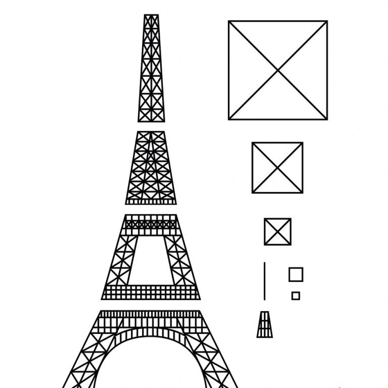 Эйфелева башня 3д ручкой