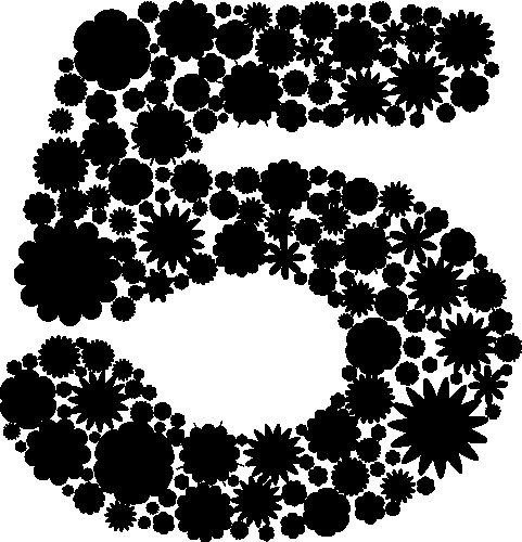 Трафарет "цифры"