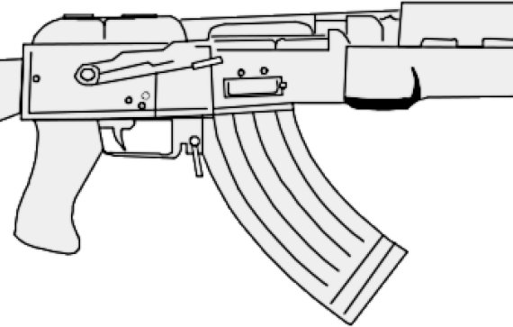 АК 47 чертеж