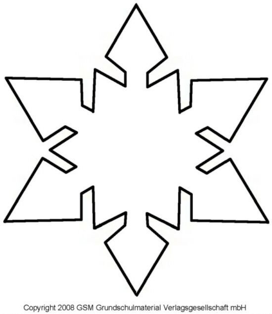Шаблоны снежинок