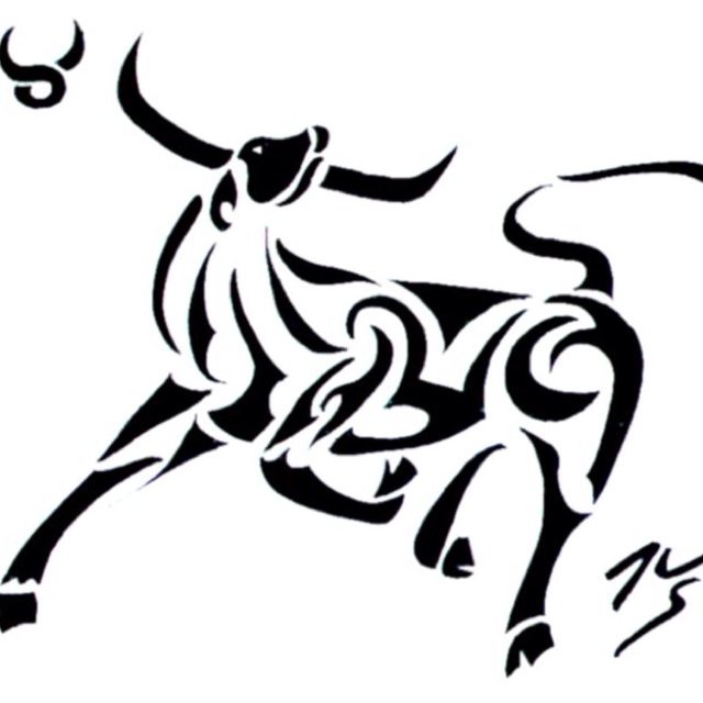 Знак зодиака Телец рисунок