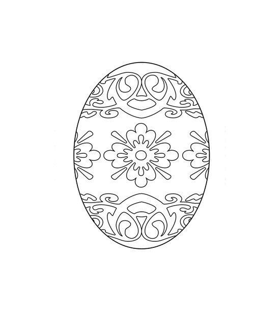 Пасхальные яйца для раскрашивания