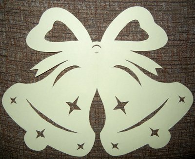 Колокольчик вырезать из бумаги