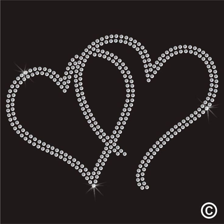 Трафареты красивые для страз