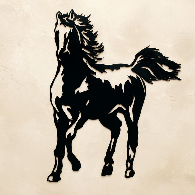 Трафареты для выжигания по дереву лошади