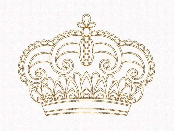 Орнамент с короной