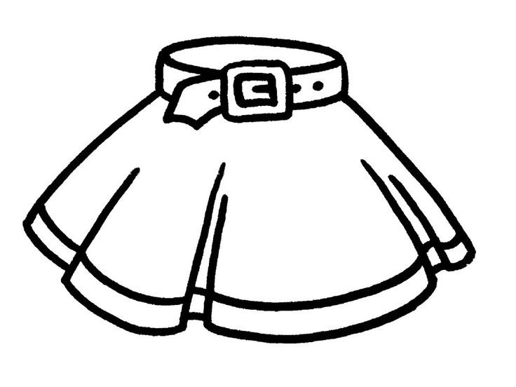 Раскраска одежда