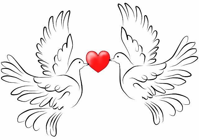 Свадебные рисунки