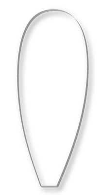 Лепесток трафарет