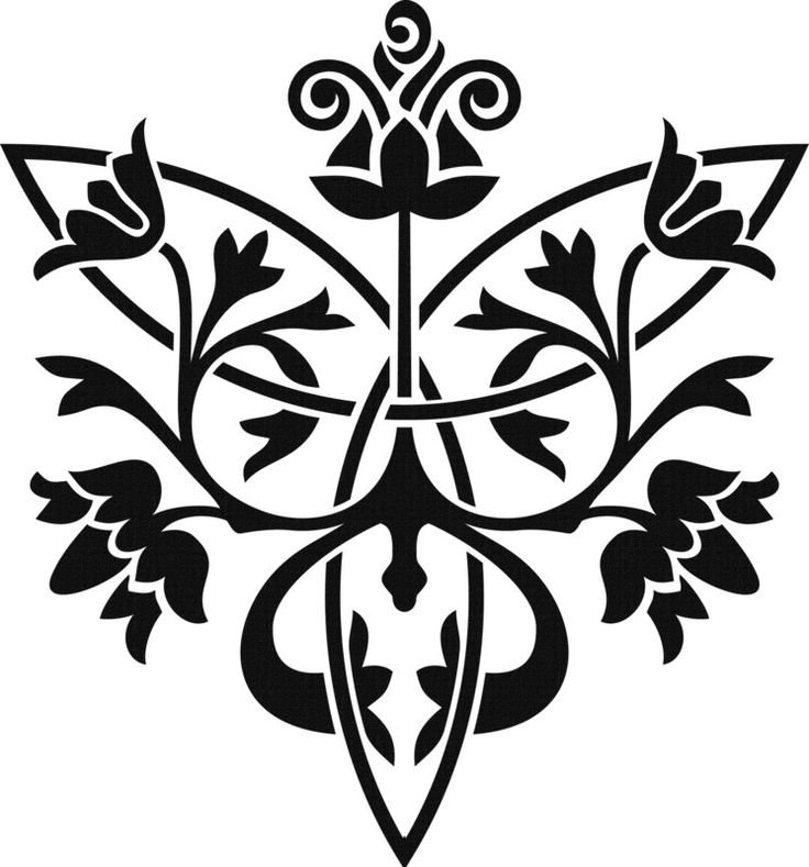 Трафарет узоры