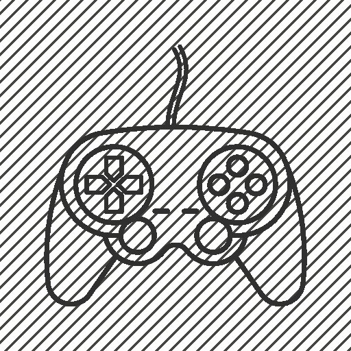 Джойстик трафарет