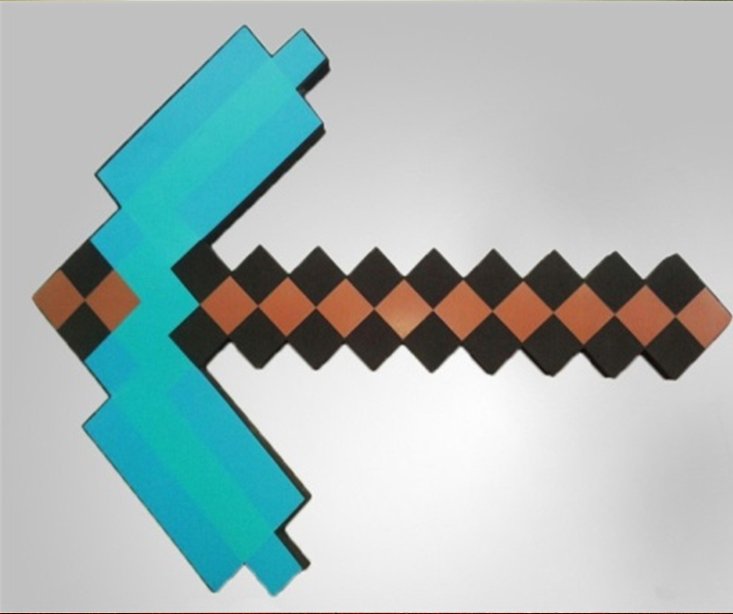 Кирка и меч из МАЙНКРАФТА