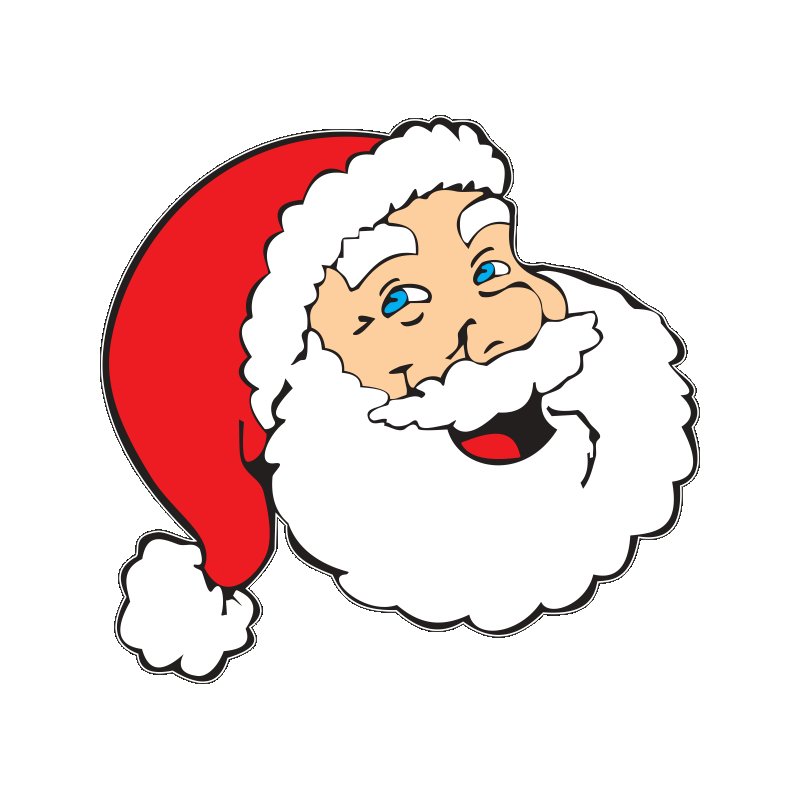 Лицо Санта Клауса